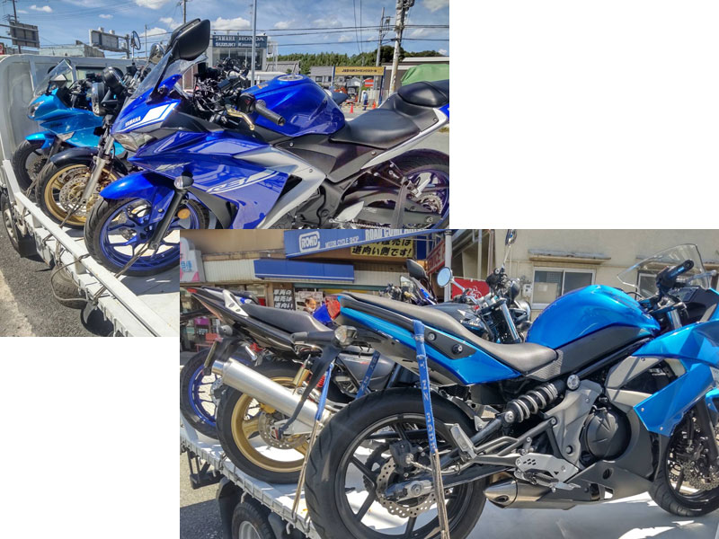 バイク車検ご利用いただきありがとうございます。